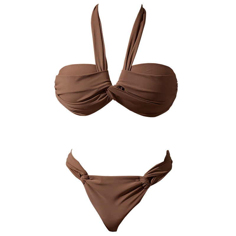 Damen Bandeau-Bikini mit innovativem Wickeldesign Drune