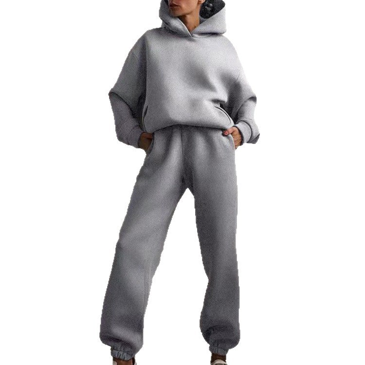 Damen Oversized Hoodie und Jogginghose Set Drune
