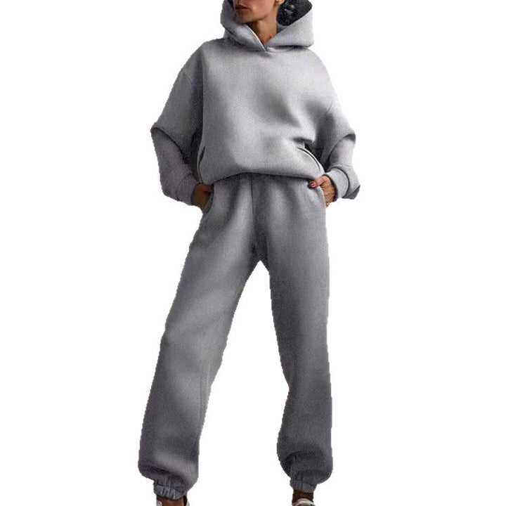 Damen Oversized Hoodie und Jogginghose Set Drune