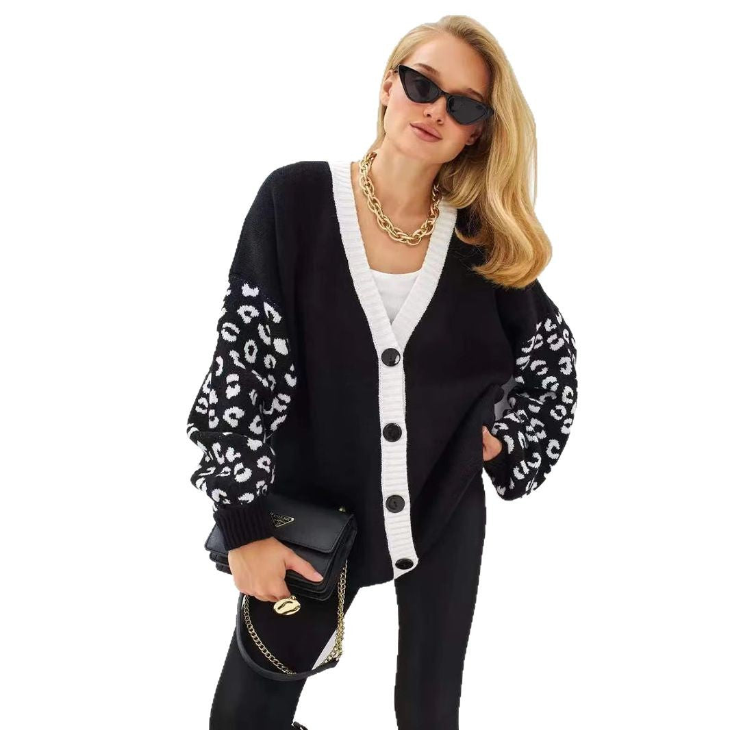 Damen trendiger Oversize-Strickcardigan Drune