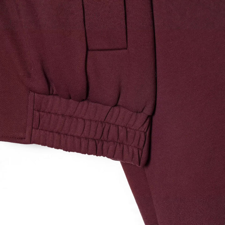 Damen Cropped Sweat-Bomberjacke mit hohem Stehkragen und elastischem Taillenbund Drune