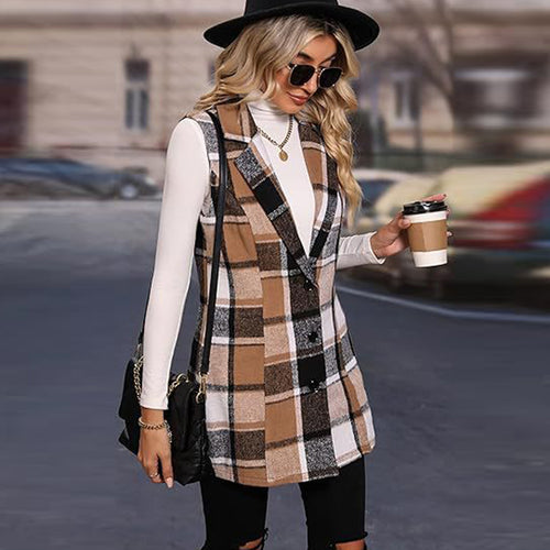 Damen modischer Langblazer Drune