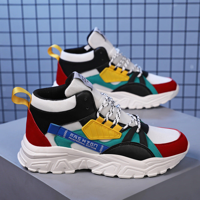 Unisex Knöchelhoher Plateau-Sneaker mit technischer Multi-Lagen-Sohle Drune