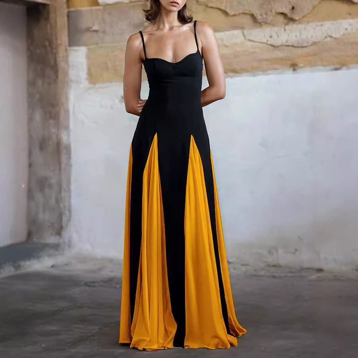 Damen Abendkleid mit asymmetrischem Schnitt Drune