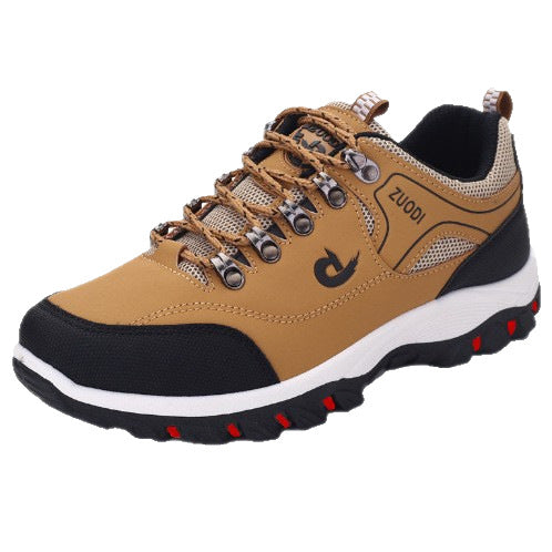 Herren robuste Trail‑Trekking‑Sneaker mit verstärkter Zehenkappe, Metallösen und multidirektionaler Profilsohle Drune