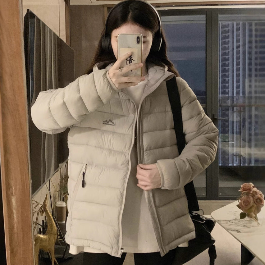 Damen Wattierte Outdoor-Jacke mit praktischen Reißverschlusstaschen und hohem Kragen Drune