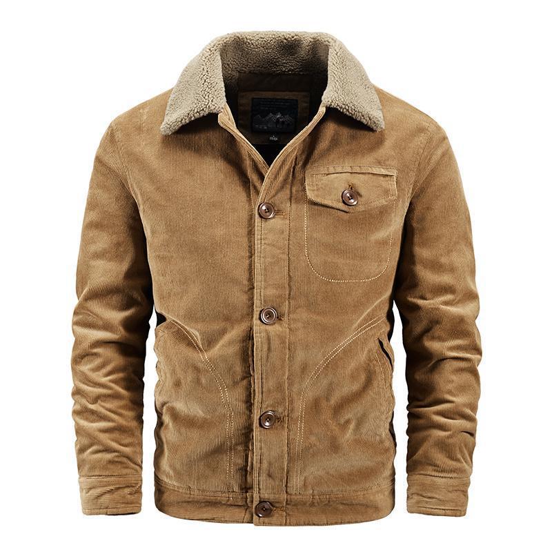 Herren Modische Cordjacke Drune