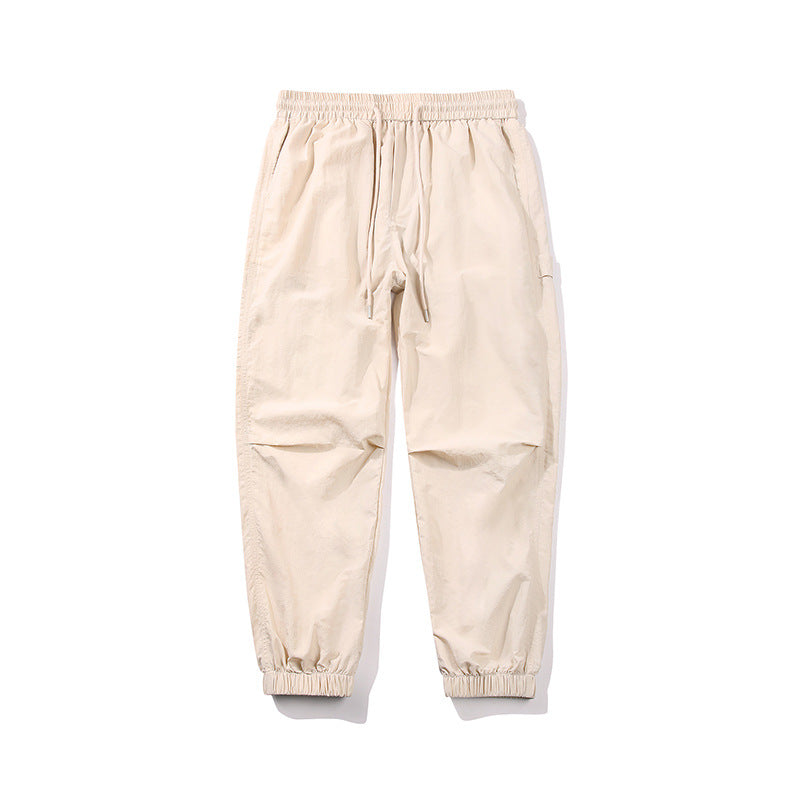 Herren Technische Ripstop-Joggerhose mit Tunnelzug, Knieabnähern und geripptem Knöchelabschluss Drune