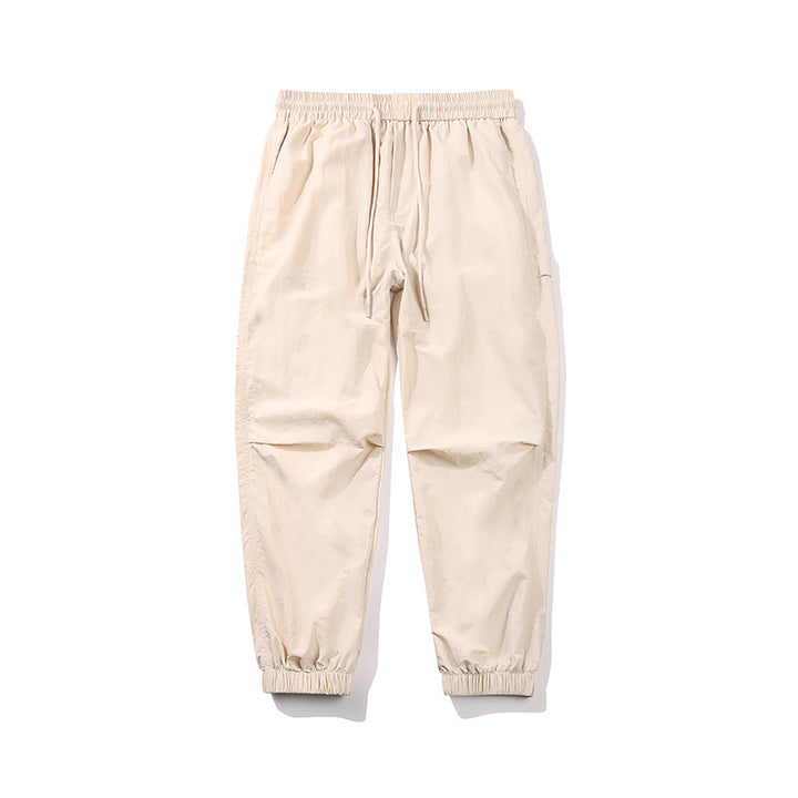 Herren Technische Ripstop-Joggerhose mit Tunnelzug, Knieabnähern und geripptem Knöchelabschluss Drune