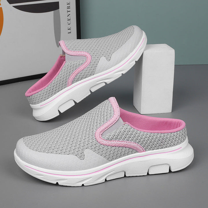 Damen Bequeme Clogs mit atmungsaktivem Mesh-Obermaterial Drune