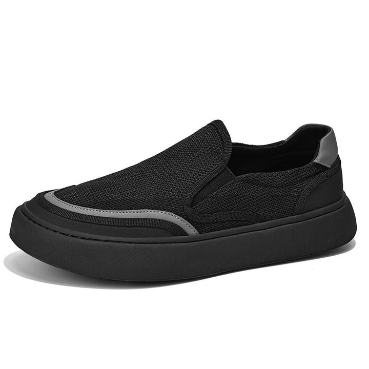 Damen Bequeme Slip-On Sneakers mit atmungsaktiver Netzstruktur Drune