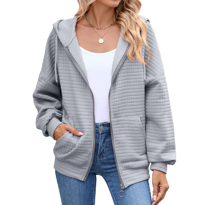 Damen Kapuzenjacke mit strukturiertem Design und praktischen Taschen Drune