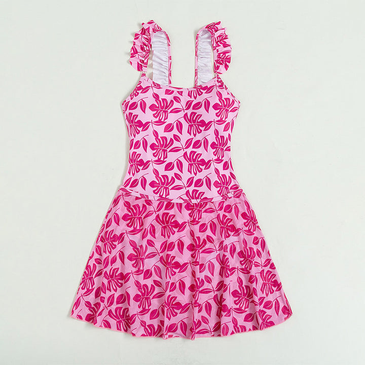 Damen Badekleid mit floralem Muster Drune