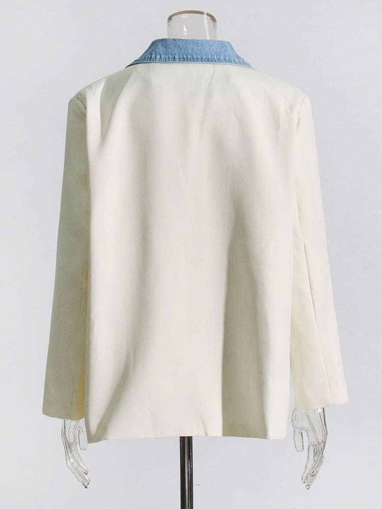 Damen modisches Zweiteiler-Set mit asymmetrischem Design und fransigen Details Drune
