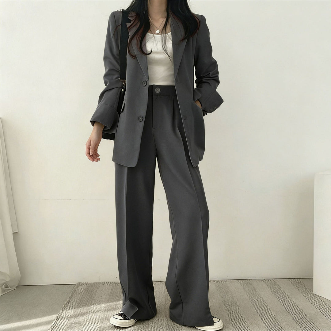 Damen Elegante Weite Hose Drune