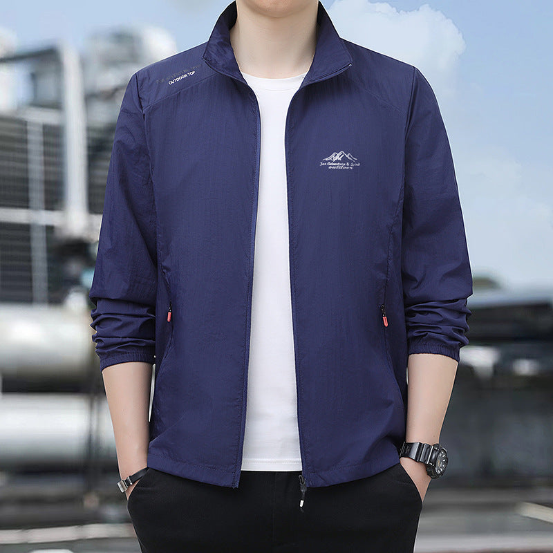 Herren Leichte Outdoorjacke mit praktischen Taschen Drune