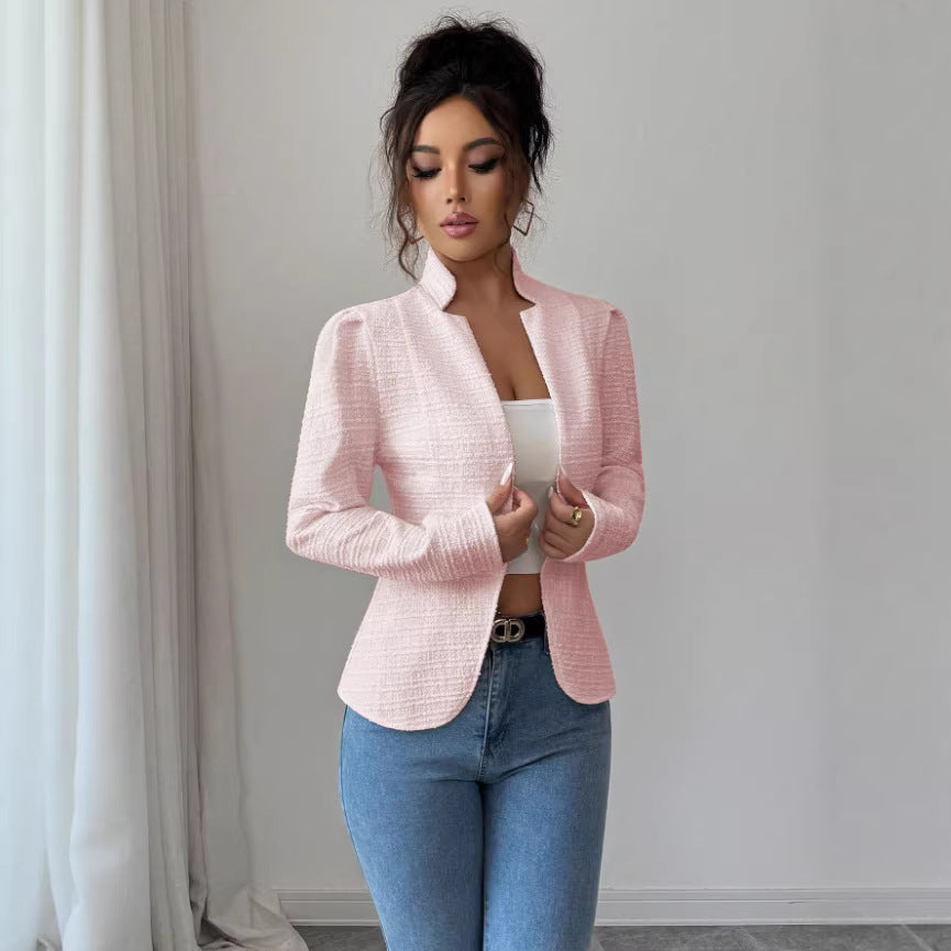 Damen Elegante und zeitlose Blazerjacke