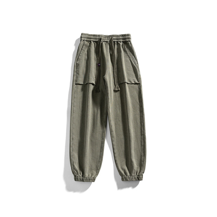 Herren Cargo-Jogginghose mit elastischem Bund und aufgesetzten Pattentaschen Drune