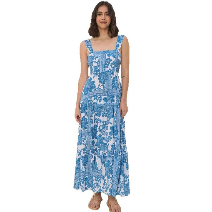 Damen Sommerliches Maxikleid Drune