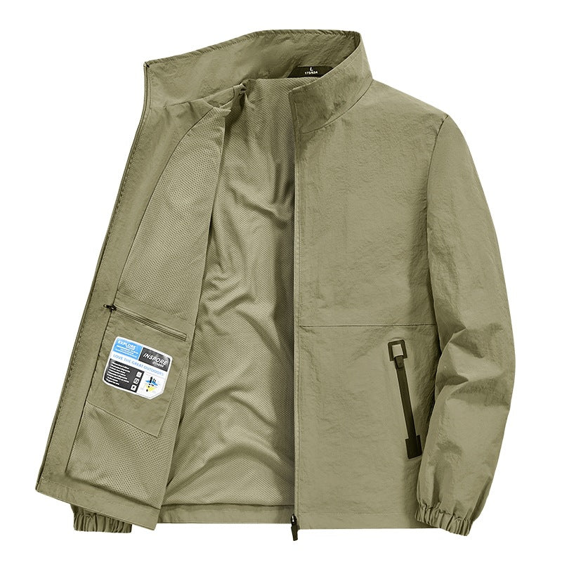 Herren Leichte und atmungsaktive Outdoorjacke Drune
