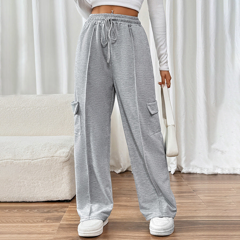Damen Bequeme Cargo-Hose Drune