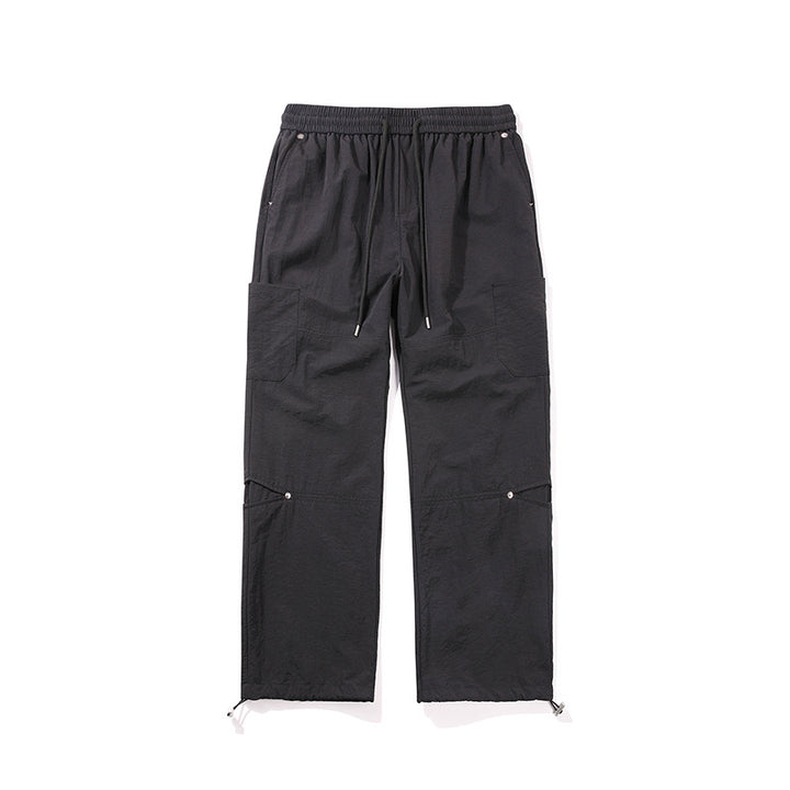 Herren Leichte Ripstop-Cargo-Hose mit elastischem Komfortbund, Kniepaneelen und verstellbarem Saum Drune