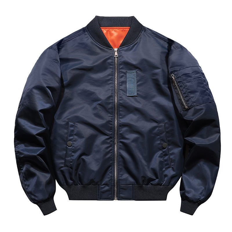 Herren Leichte Flieger-Bomberjacke mit wasserabweisender Shell und Kontrastfutter Drune