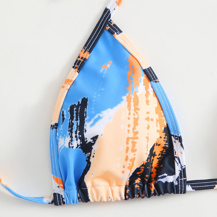 Damen Triangel-Bikini mit modischem Schnürdesign Drune