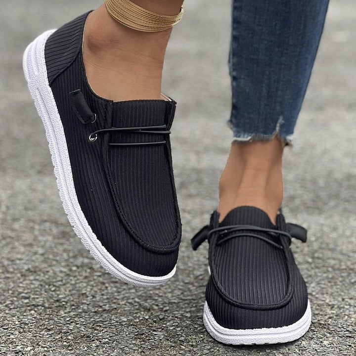Damen Bequeme Slip-On Schuhe Drune