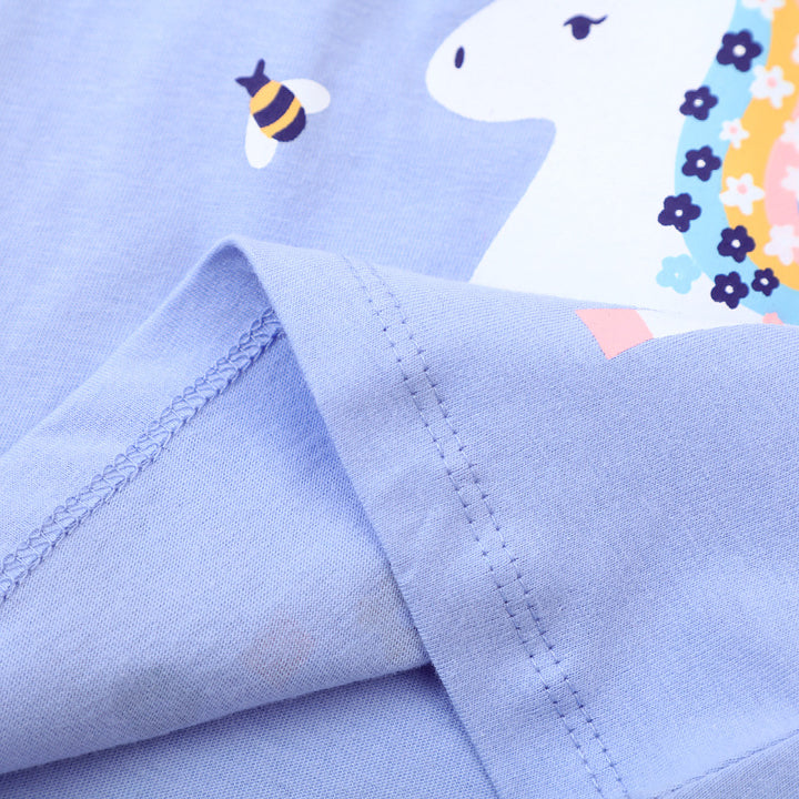 Mädchen T-Shirt mit verspieltem Einhorn-Design Drune
