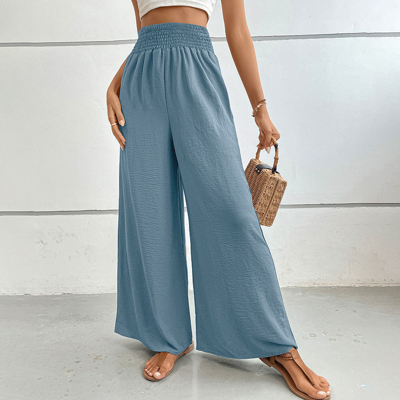 Damen Weite, bequeme Palazzo-Hose Drune