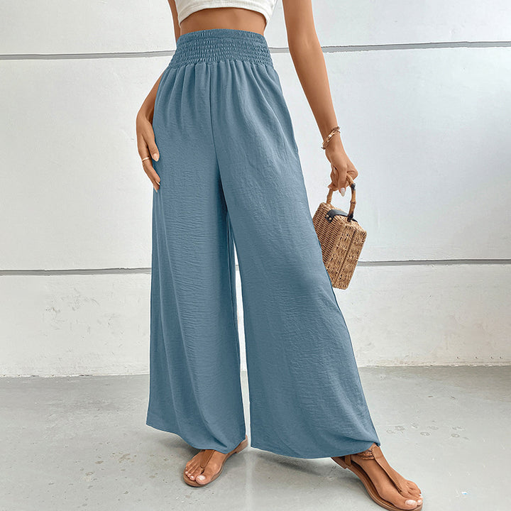 Damen Weite, bequeme Palazzo-Hose Drune