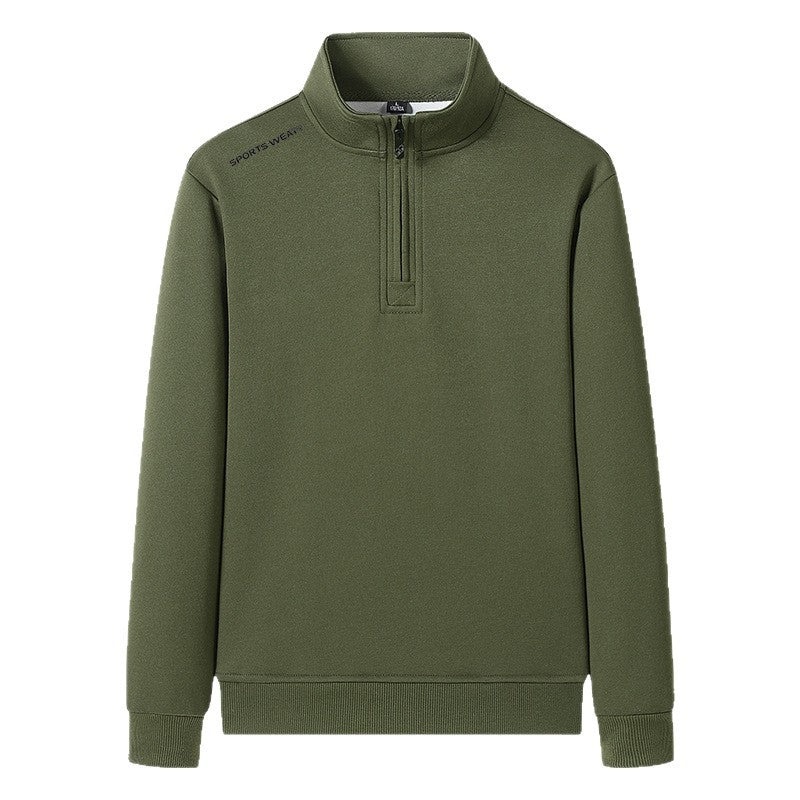 Herren Sportlicher Stehkragen Pullover Drune