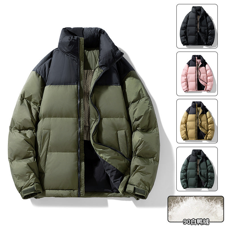 Herren Steppjacke mit hohem Stehkragen und Thermofutter Drune