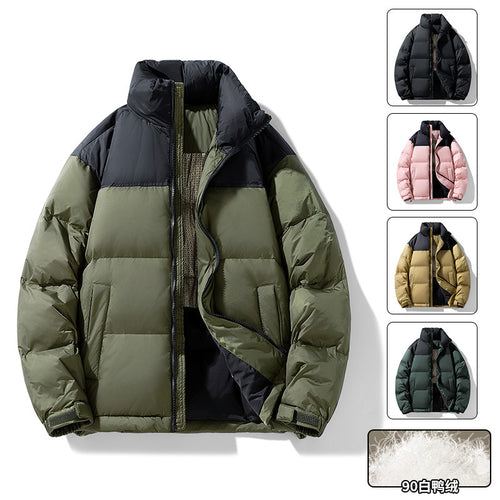 Herren Steppjacke mit hohem Stehkragen und Thermofutter Drune