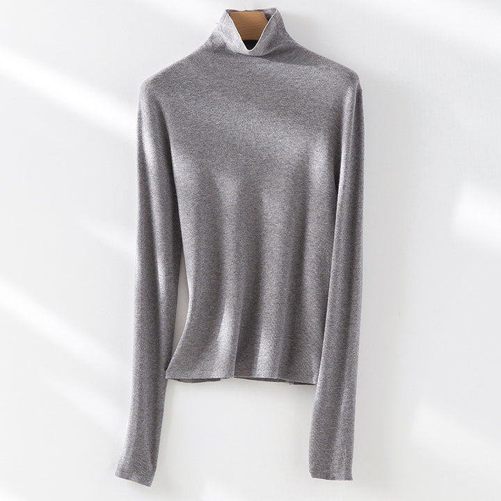 Damen Slim-Fit Feinstrick-Rollkragenpullover mit Stretch Drune