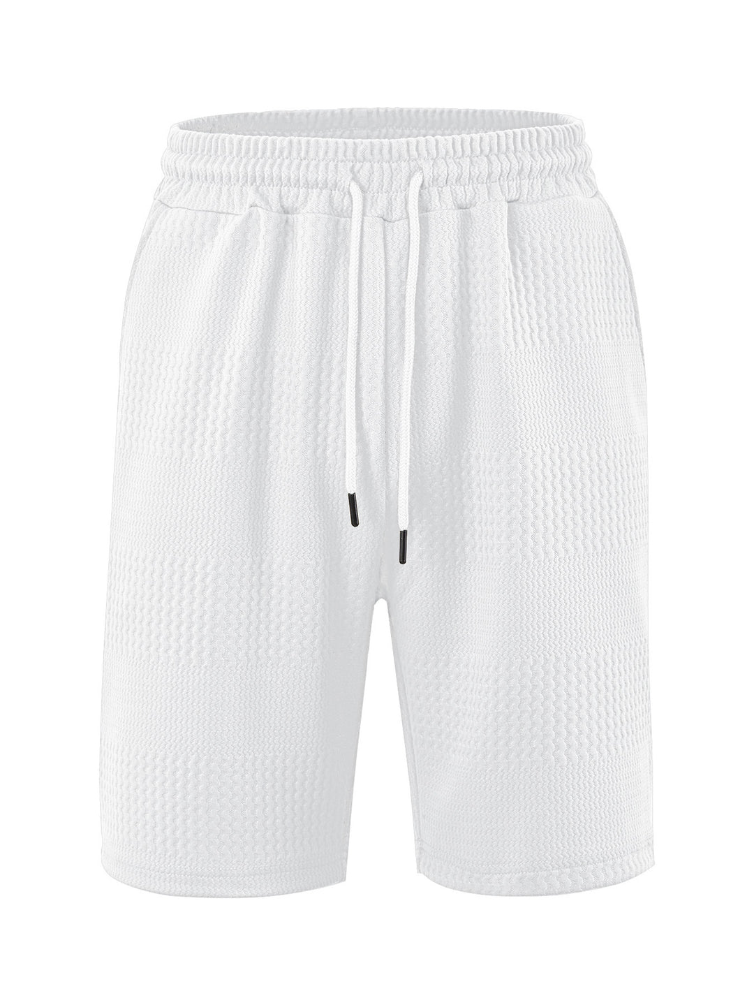 Herren Sportliche Kurze Hosen mit innovativer Textur und elastischem Bund Drune