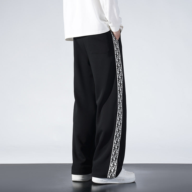 Damen Extraweite Lounge-Sweathose mit seitlichem Logoband und Komfortbund Drune