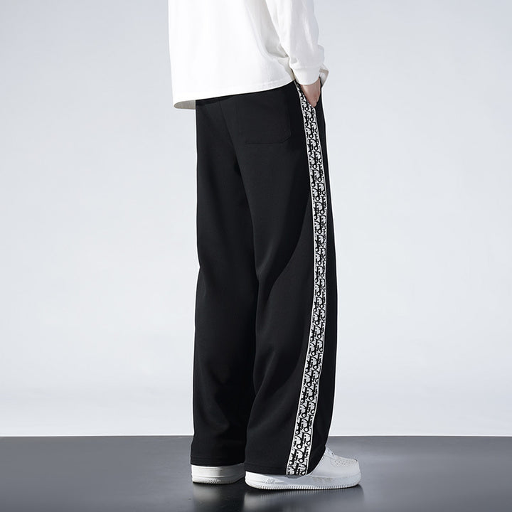 Damen Extraweite Lounge-Sweathose mit seitlichem Logoband und Komfortbund Drune