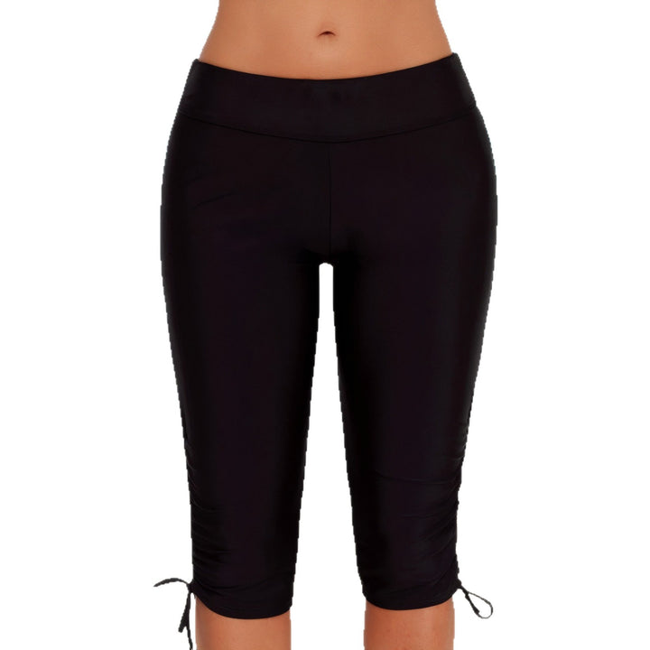 Damen Praktische Kapri-Hosen mit Schnürdetails Drune