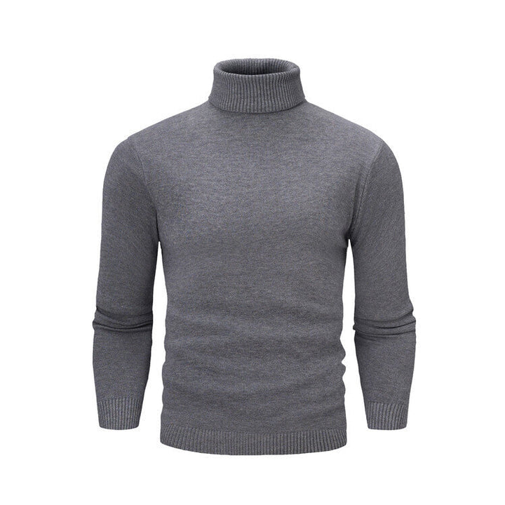 Herren eleganter Rollkragenpullover aus feiner Merinowolle Drune