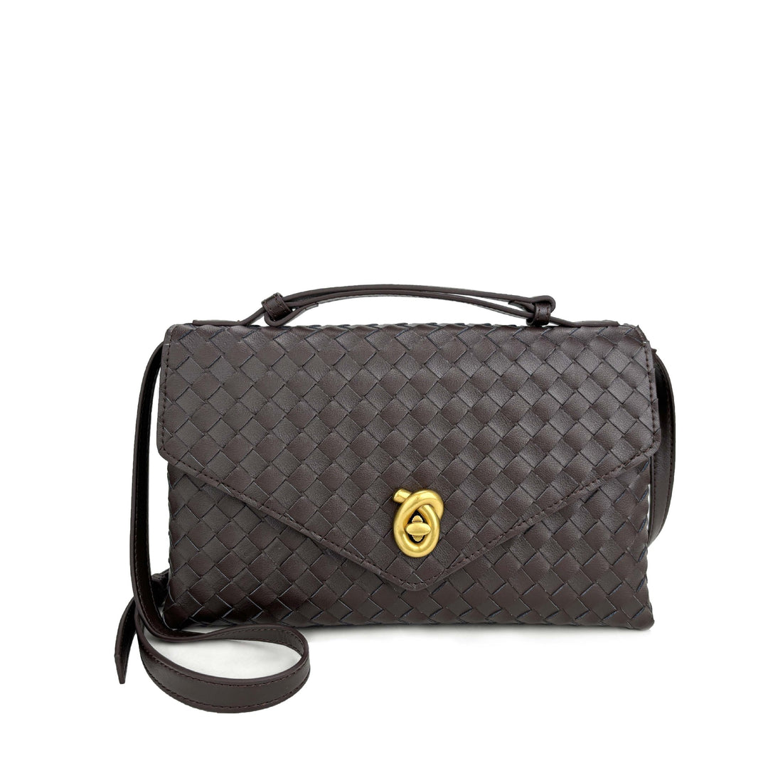 Damen Woven Abend Umhängetasche Drune