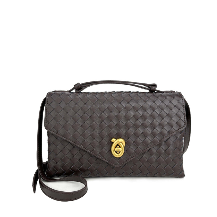 Damen Woven Abend Umhängetasche Drune