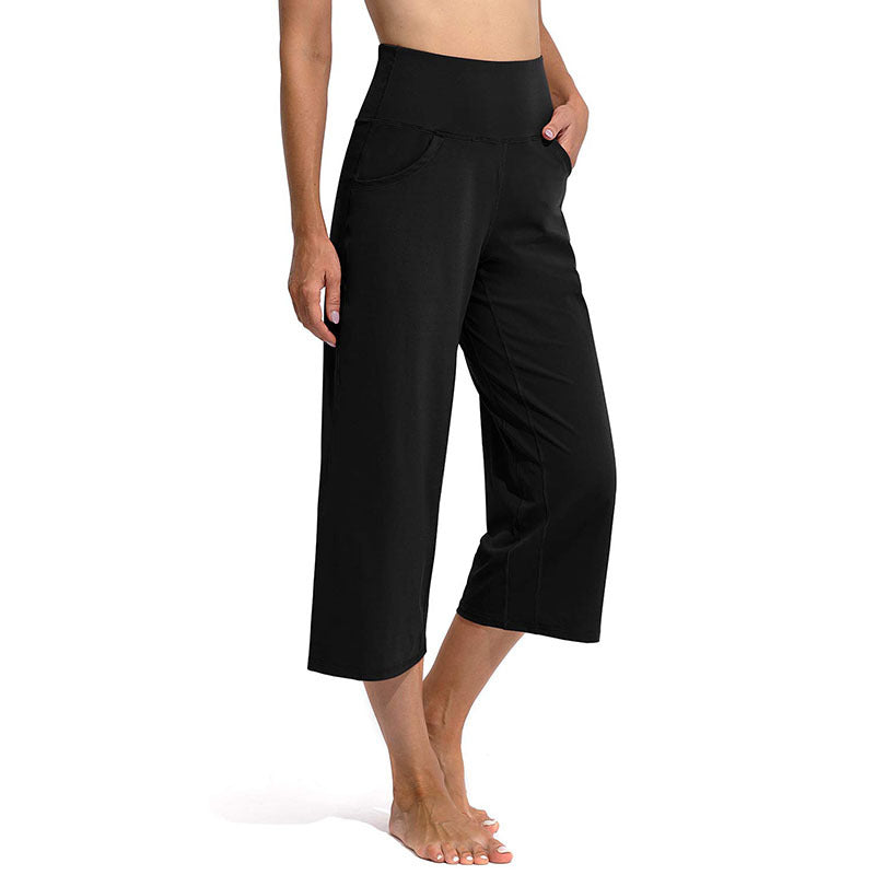 Damen Bequeme Sportliche Culotte mit hohem Bund und praktischen Taschen Drune