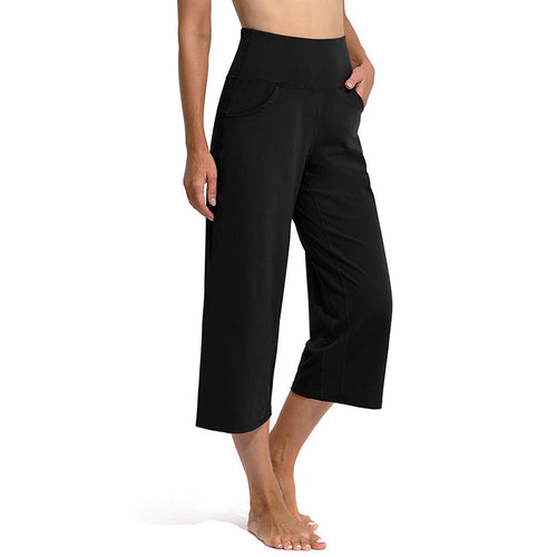 Damen Bequeme Sportliche Culotte mit hohem Bund und praktischen Taschen Drune