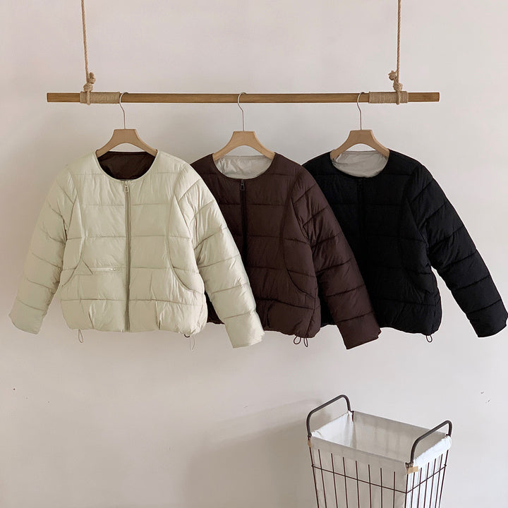 Damen Wärmende Steppjacke mit modischem Schnitt und Taschen Drune