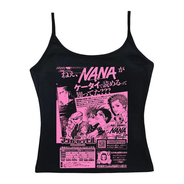Damen Crop-Top mit kreativem grafischen Druck Drune