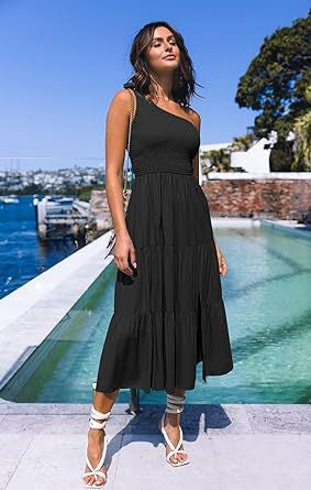 Damen Maxikleid mit ärmellosem Design und elastischem Bustier Drune