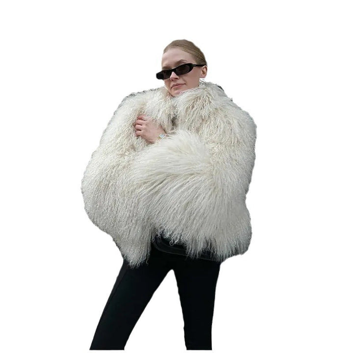 Damen Modischer Teddy-Pullover Drune