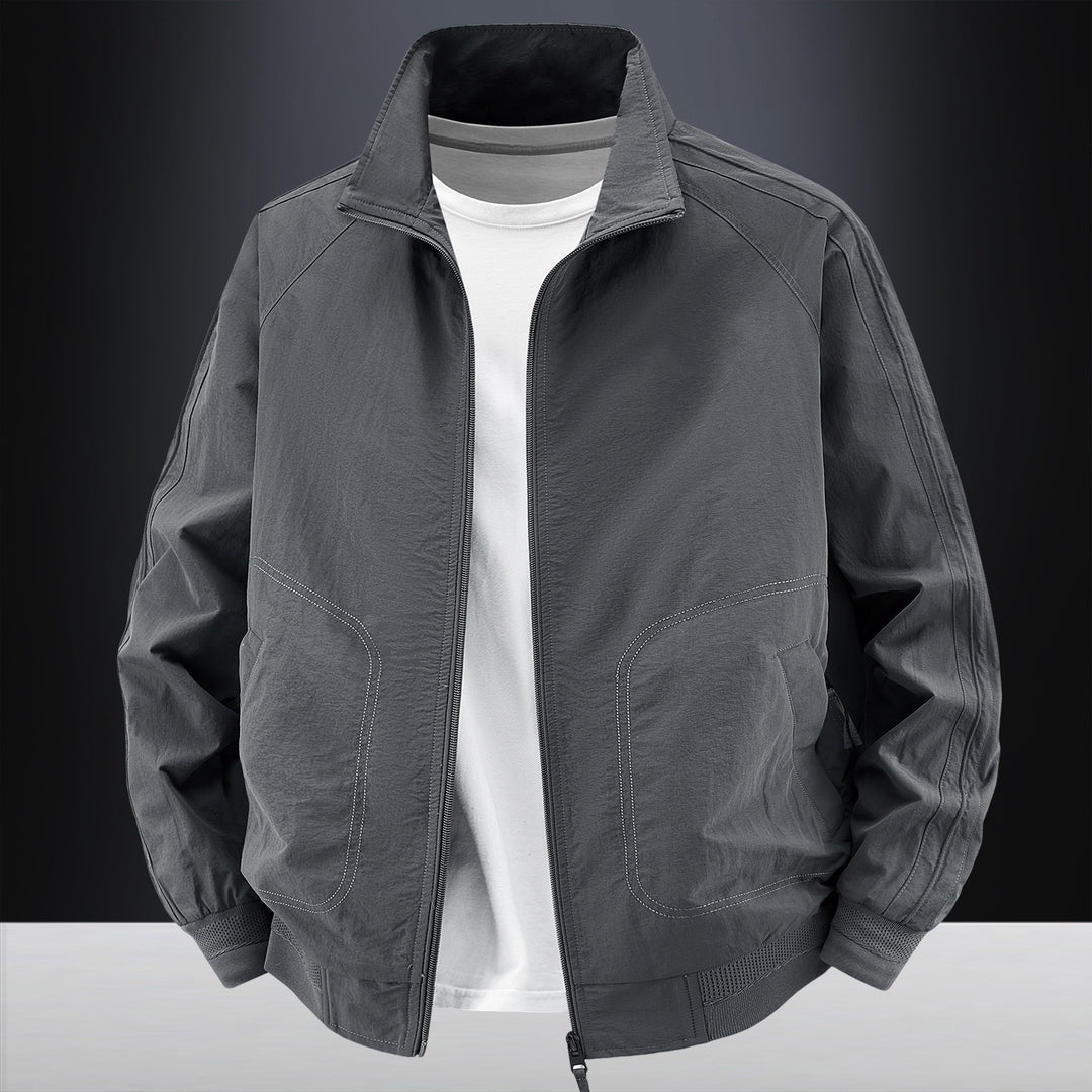 Herren Freizeitjacke mit hohem Kragen Drune